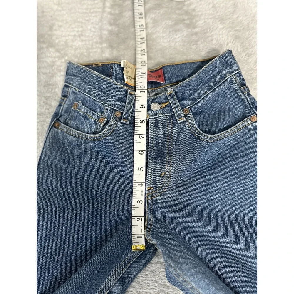 NWT Boy's Levi's 550 12 Slim Relaxed Fit Blue Denim Jeans Pockets Cotton 24x26.5
